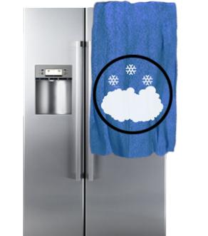 Намерзает снег, лед на стенке – холодильник Siemens