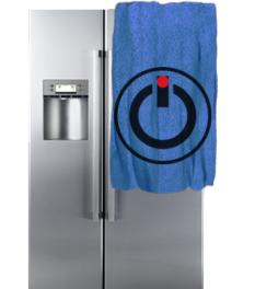 Вздулась стенка холодильника - утечка фреона – холодильник Siemens